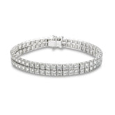 Two Row Diamond Bracelet 6.6 CTTW - Isaac Westman - 1
